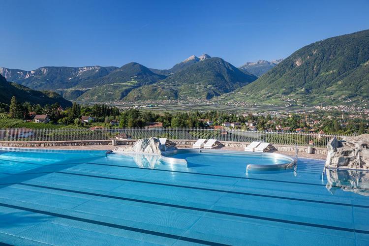 Panorama Freibad Lido Schenna