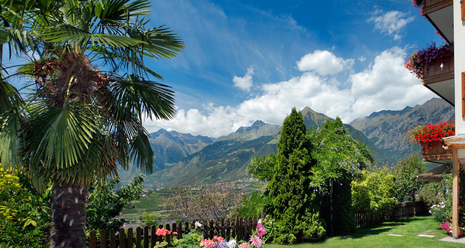 Giardino con vista panoramica