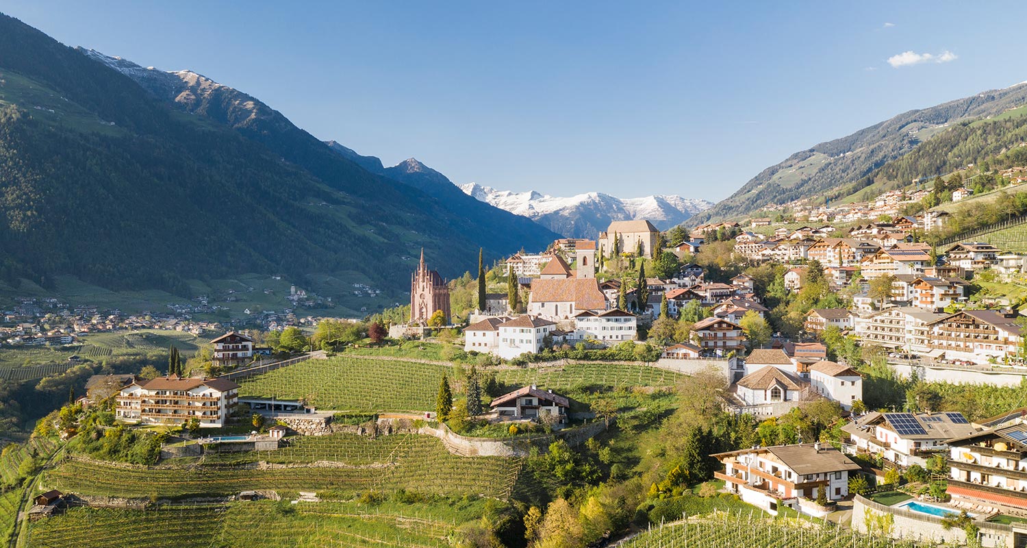 Schenna mit Blickrichtung zum Jaufenpass